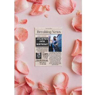 Break News Einladung