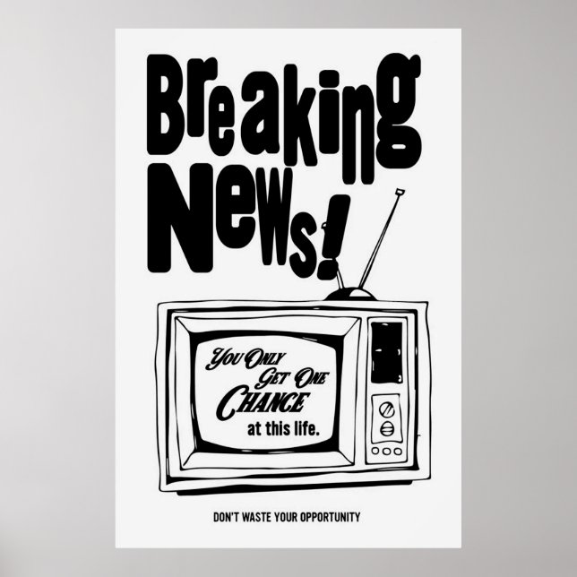 Break News Poster (Vorne)