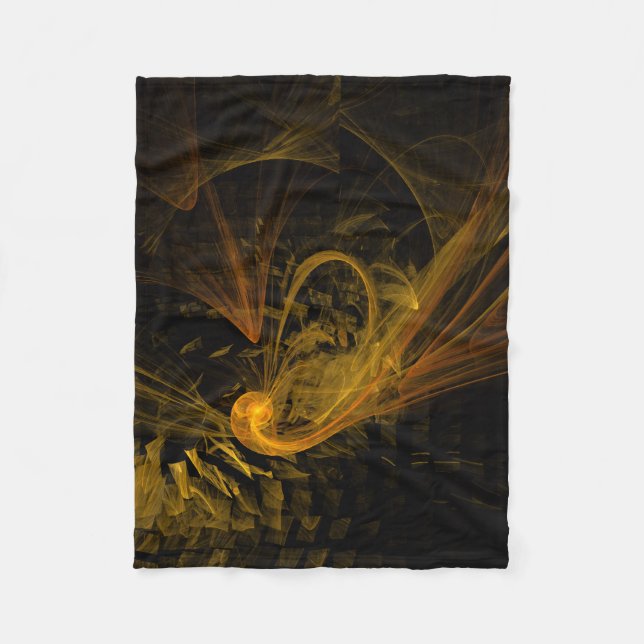 Break Point Abstrakt Art Fleecedecke (Vorderseite)
