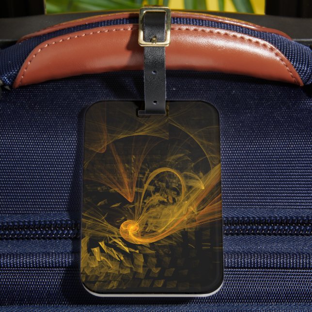 Break Point Abstrakt Art Gepäckanhänger (Vorderseite Insitu 2)