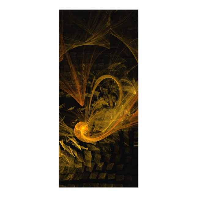 Break Point Abstrakt Art Rack Card Werbekarte (Vorne)