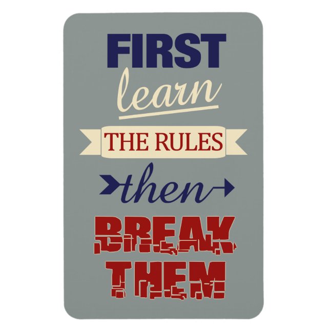 Break Rules Magnet (Vertikal)