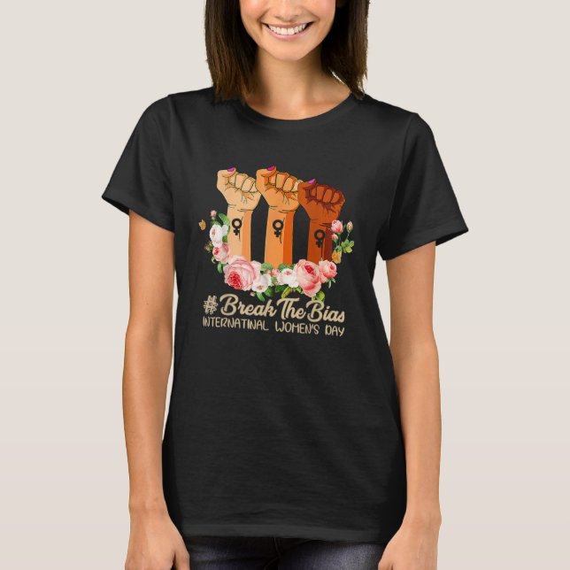 Break The Bias International Women s Day 2023  For T-Shirt (Vorderseite)