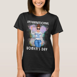 Break the Bias International Women's Day Woman Mon T-Shirt
