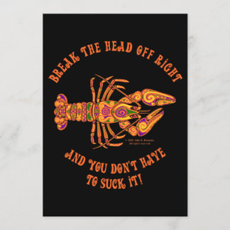 Break the Head Crawfish Einladung