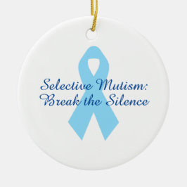 Break the Silence Ribbon Keramik Ornament