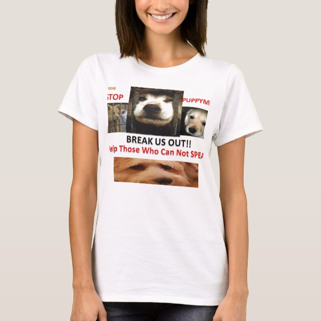 Break uns OUTT-Shirt T-Shirt (Vorderseite)
