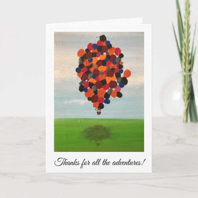 Break-up Card - Danke für die Abenteuer! Karte (Vorderseite)