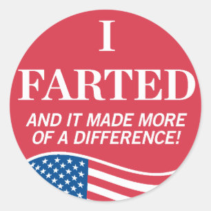 Break Wind over Voting Sticker