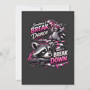 Breakdance, Break Down, Disco-Spaß Einladung