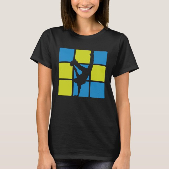 Breakdance Breakdancer Break Dancing B Boy Dance D T-Shirt (Vorderseite)