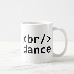 Breakdance Code Kaffeetasse