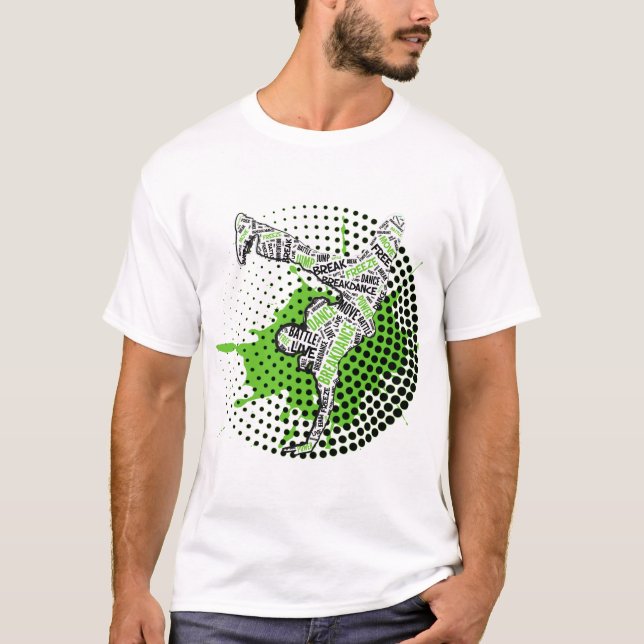 Breakdance Ein-Übergab Frost T-Shirt (Vorderseite)