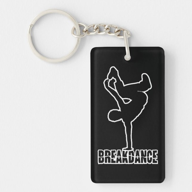 Breakdance kundenspezifische Farbschlüsselkette Schlüsselanhänger (Vorderseite)