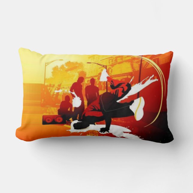 Breakdance Pillow Lendenkissen (Vorderseite)