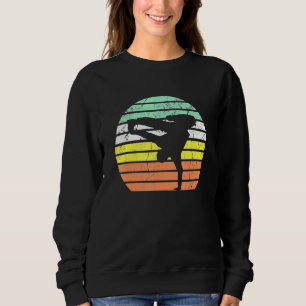 Breakdance-Silhouette Breakdancing Vintage Retro S Sweatshirt
