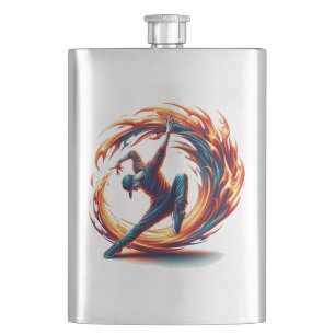 Breakdance Street Fire with Urban Energy Flachmann
