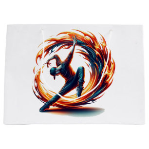 Breakdance Street Fire with Urban Energy Große Geschenktüte