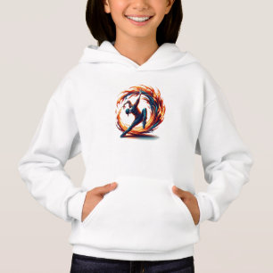 Breakdance Street Fire with Urban Energy Hoodie