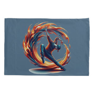 Breakdance Street Fire with Urban Energy Kissenbezug