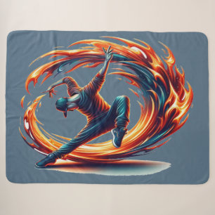Breakdance Street Fire with Urban Energy Sherpadecke