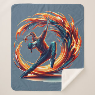 Breakdance Street Fire with Urban Energy Sherpadecke