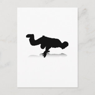 Breakdancer (auf der einen Seite) Postkarte