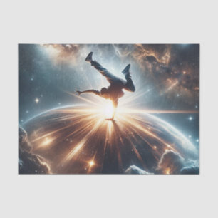 Breakdancer in action, Ai, Action in der Galaxie Seidenpapier