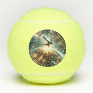 Breakdancer in action, Ai, Action in der Galaxie Tennisbälle
