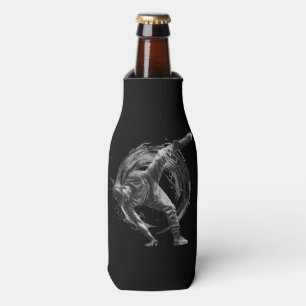 Breakdancer in Aktion im Stil eines Spritzers mit Flaschenkühler