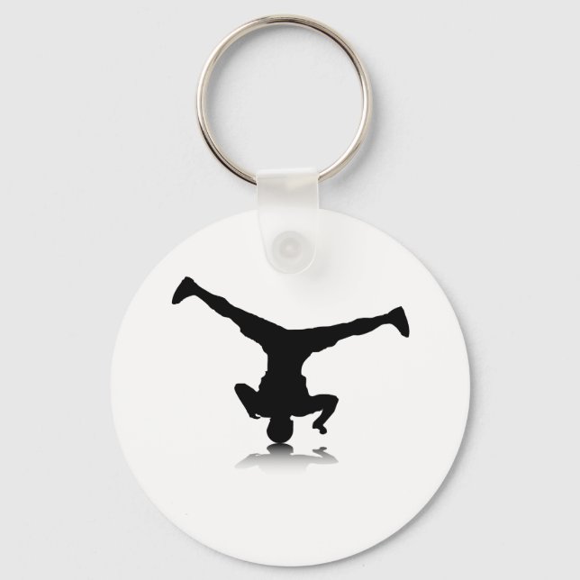 Breakdancer (Spin) Schlüsselanhänger (Vorderseite)