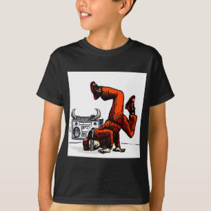 Breakdancer und Kasten-angesagtes Hopfen T-Shirt