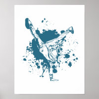 Breakdancing Air Freeze Hip Hop und Funk