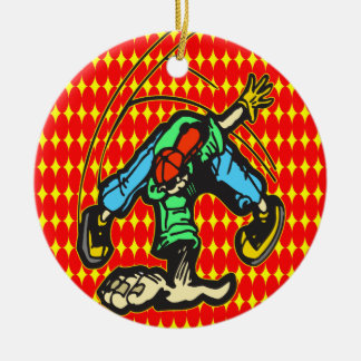 Breakdancing Art Keramikornament