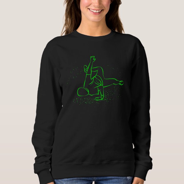 Breakdancing Breakdancer Sweatshirt (Vorderseite)