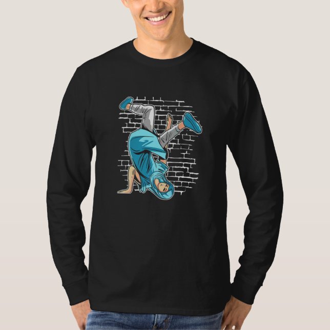 Breakdancing Maria Mutter Jesu Breakdance Hip  T-Shirt (Vorderseite)
