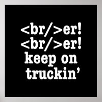 Breaker! behalt auf Truckin' // HTML Code