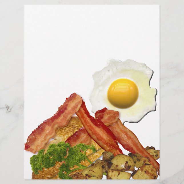 Breakfast Landscape Bacon Eggs (Vorderseite)