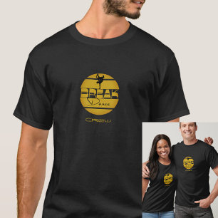 Breakfast schwarz gelb T-Shirt