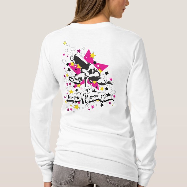 Breakgirl Hoodie T-Shirt (Rückseite)
