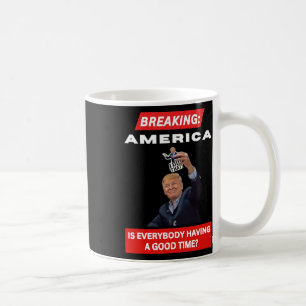 Breaking America Anti-Trump Zölle Hände Weg 2025 Kaffeetasse