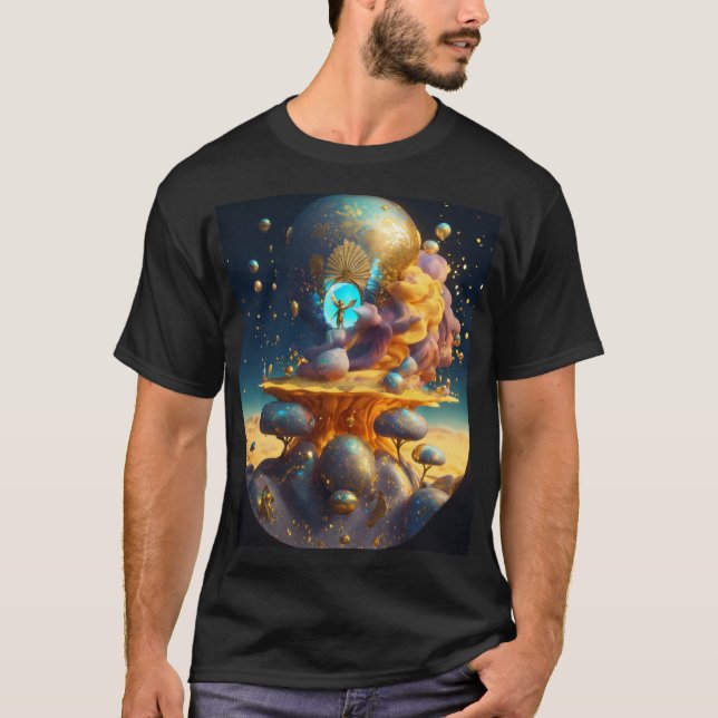 Breaking Free : Rocket Launch Gravity T-Shirt Desi (Devant)