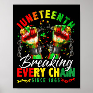 Breaking Jede Kette seit 1865 Frauen Männer Junete Poster