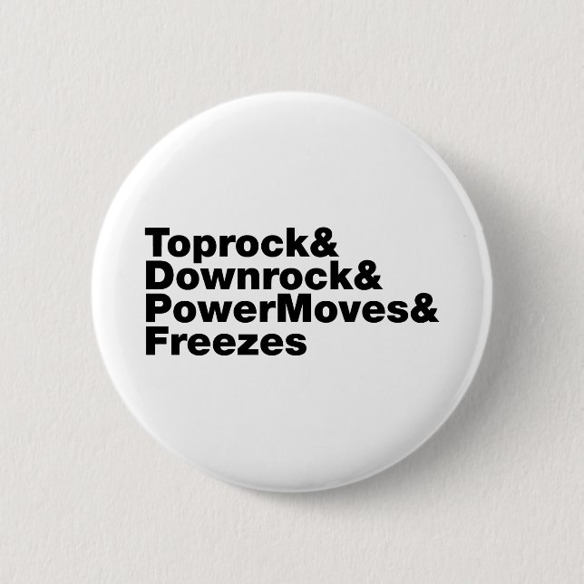 Breaking Moves (Breakdance) Button (Vorderseite)