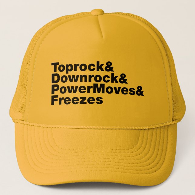 Breaking Moves (Breakdance) Truckerkappe (Vorderseite)