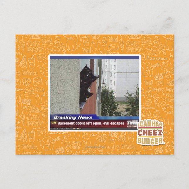 Breaking News 2 Postkarte (Vorderseite)