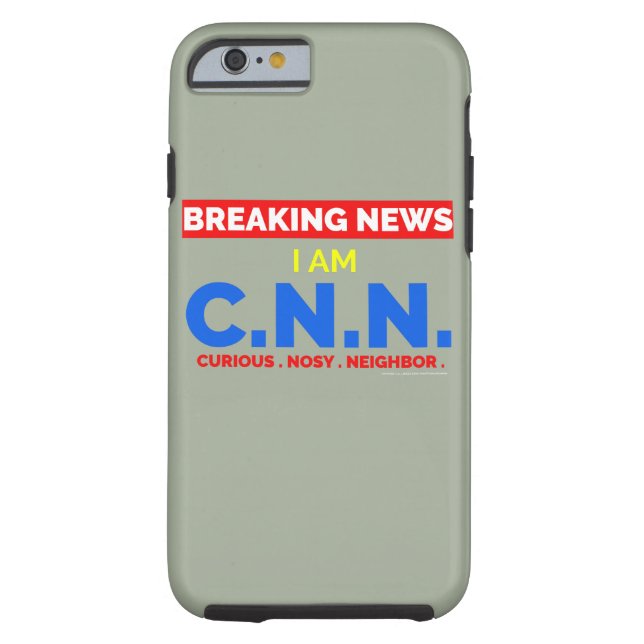 Breaking News: Ich bin neugierig Nosy Neighbor (C. Case-Mate iPhone Hülle (Rückseite)