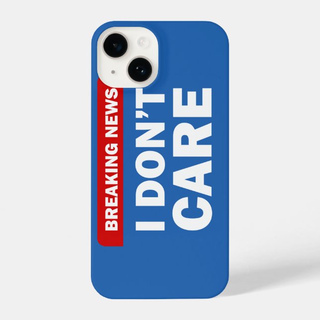 Breaking News iPhone 14 Hülle (Rückseite)