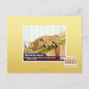 Breaking News Postkarte