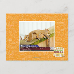 Breaking News Postkarte